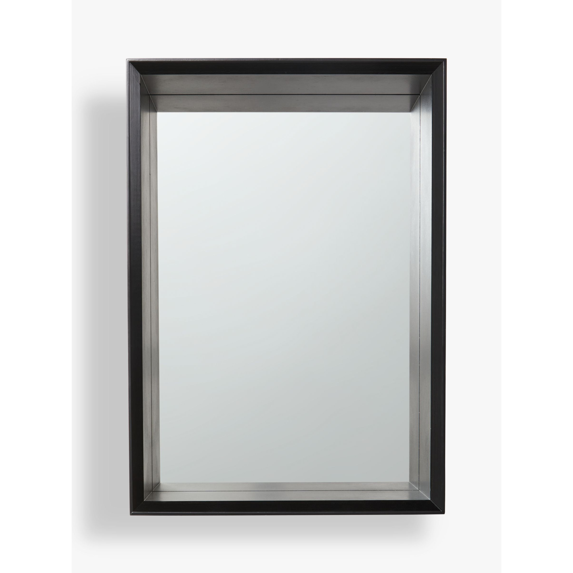 John Lewis Wood Framed Bathroom Storage Mirror - image 1