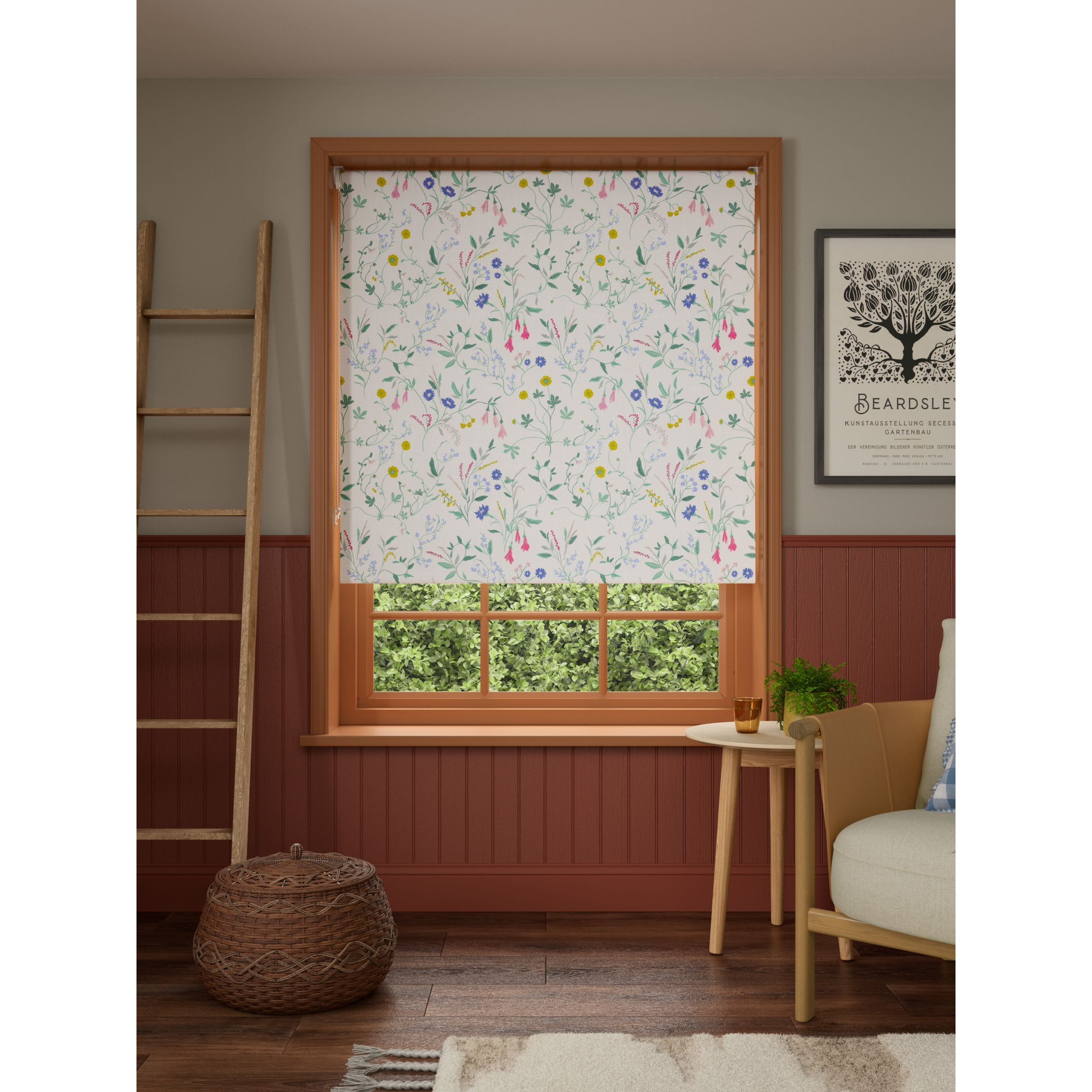 John Lewis Foxlease Blackout Roller Blind, Multi - image 1