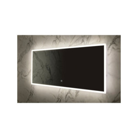 John Lewis Aura Wall Mounted Illuminated Bathroom Mirror - thumbnail 1