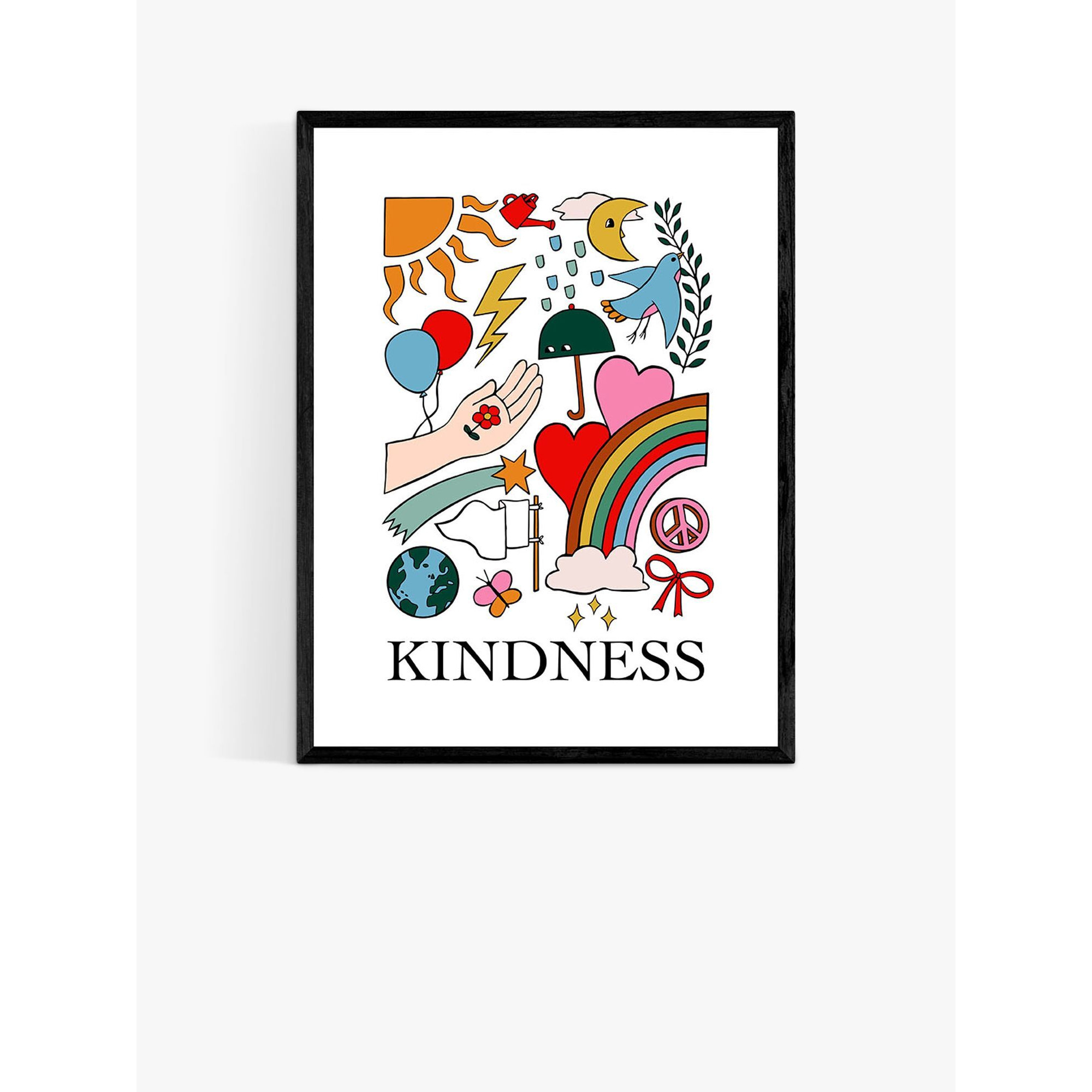 EAST END PRINTS Kid of the Village 'Kindness' Framed Print - image 1
