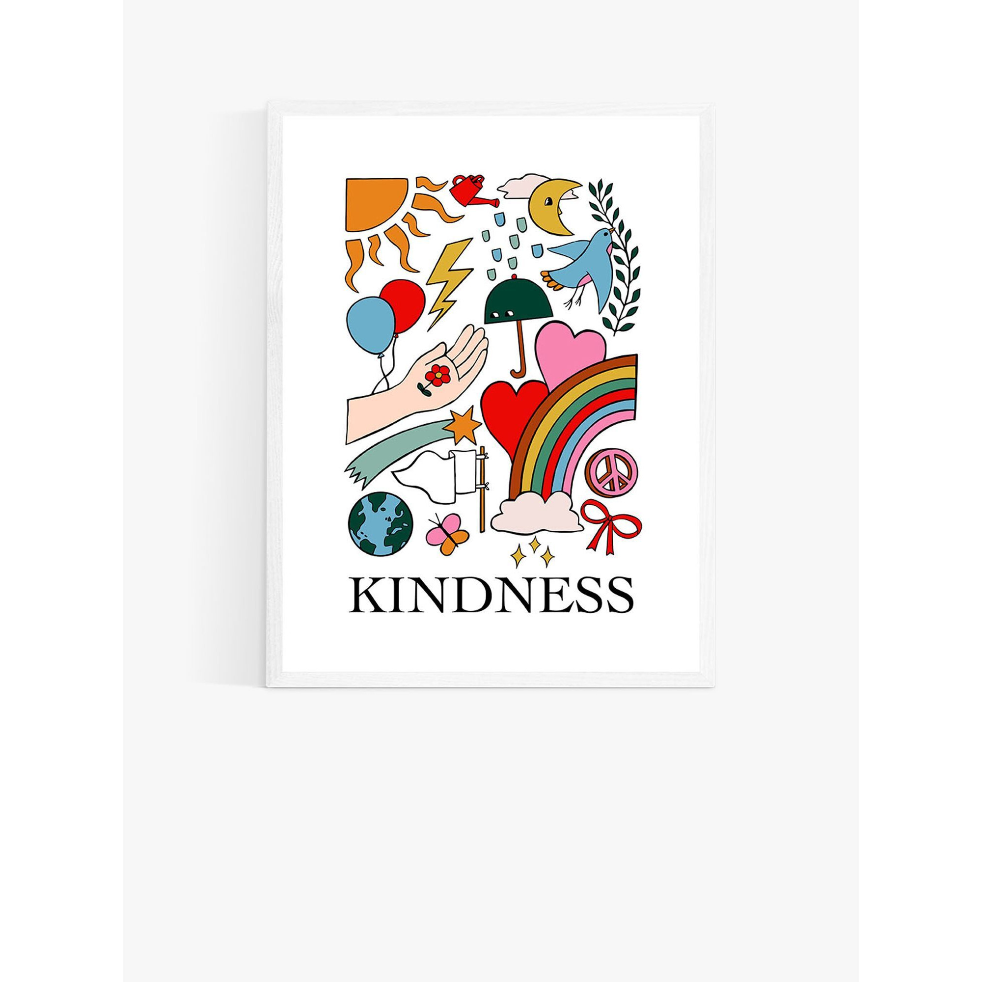 EAST END PRINTS Kid of the Village 'Kindness' Framed Print - image 1