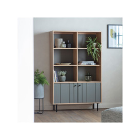 Gallery Direct Bexwell Open Storage Sideboard, Natural/Grey - thumbnail 2