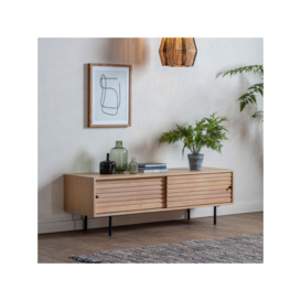 Gallery Direct Foxley TV Stand, Oak - thumbnail 1