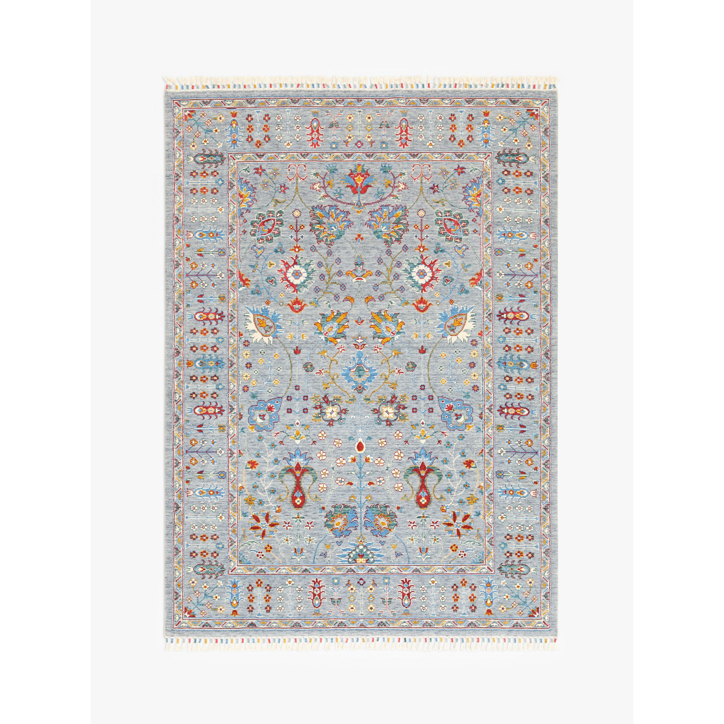 Gooch Luxury Multi Ushak Rug, Grey, L180 x W120 cm