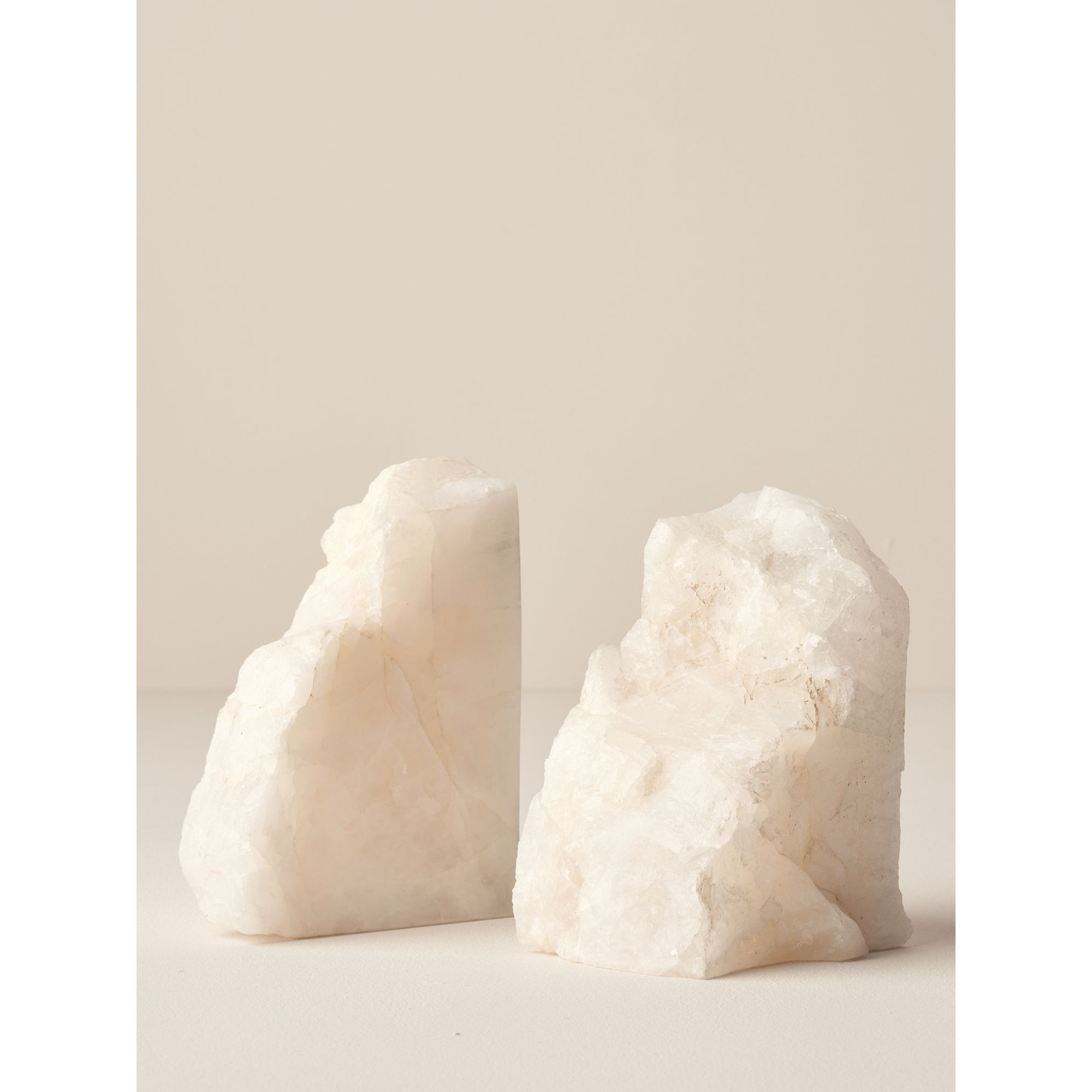 Truly Solid Quartz Bookends - image 1
