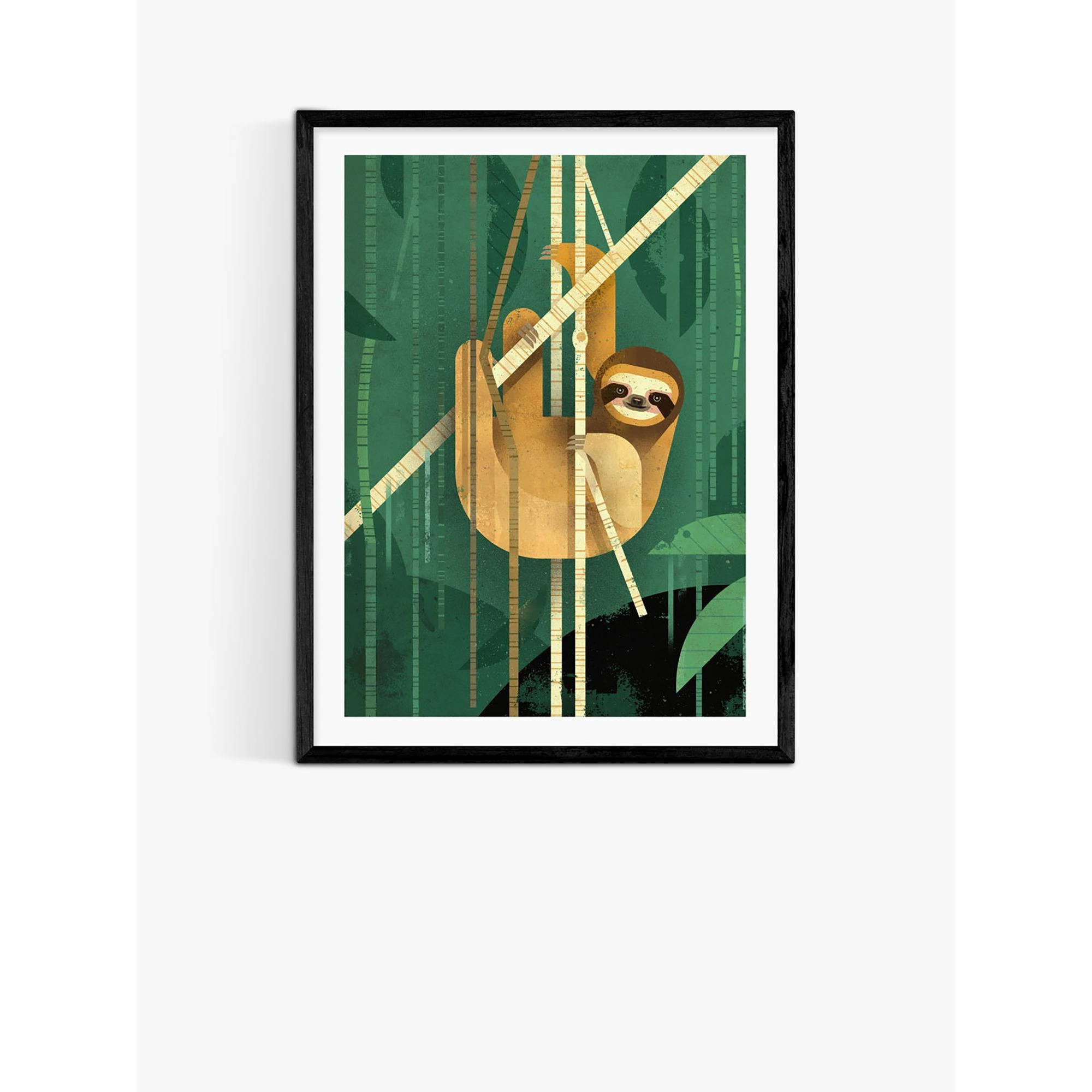 EAST END PRINTS Dieter Braun 'Sloth' Framed Print - image 1