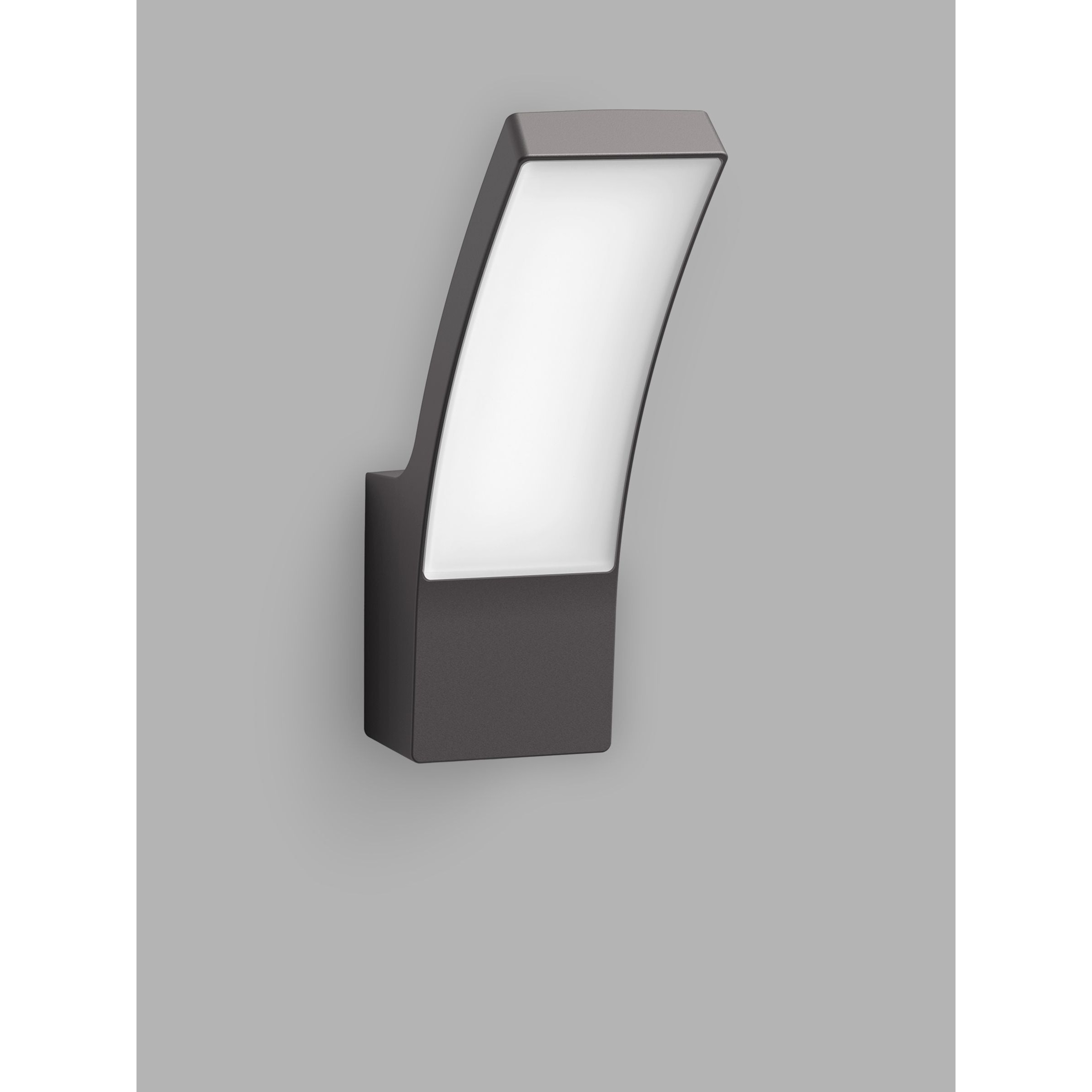 Philips Splay LED Outdoor Wall Light, Anthracite - image 1