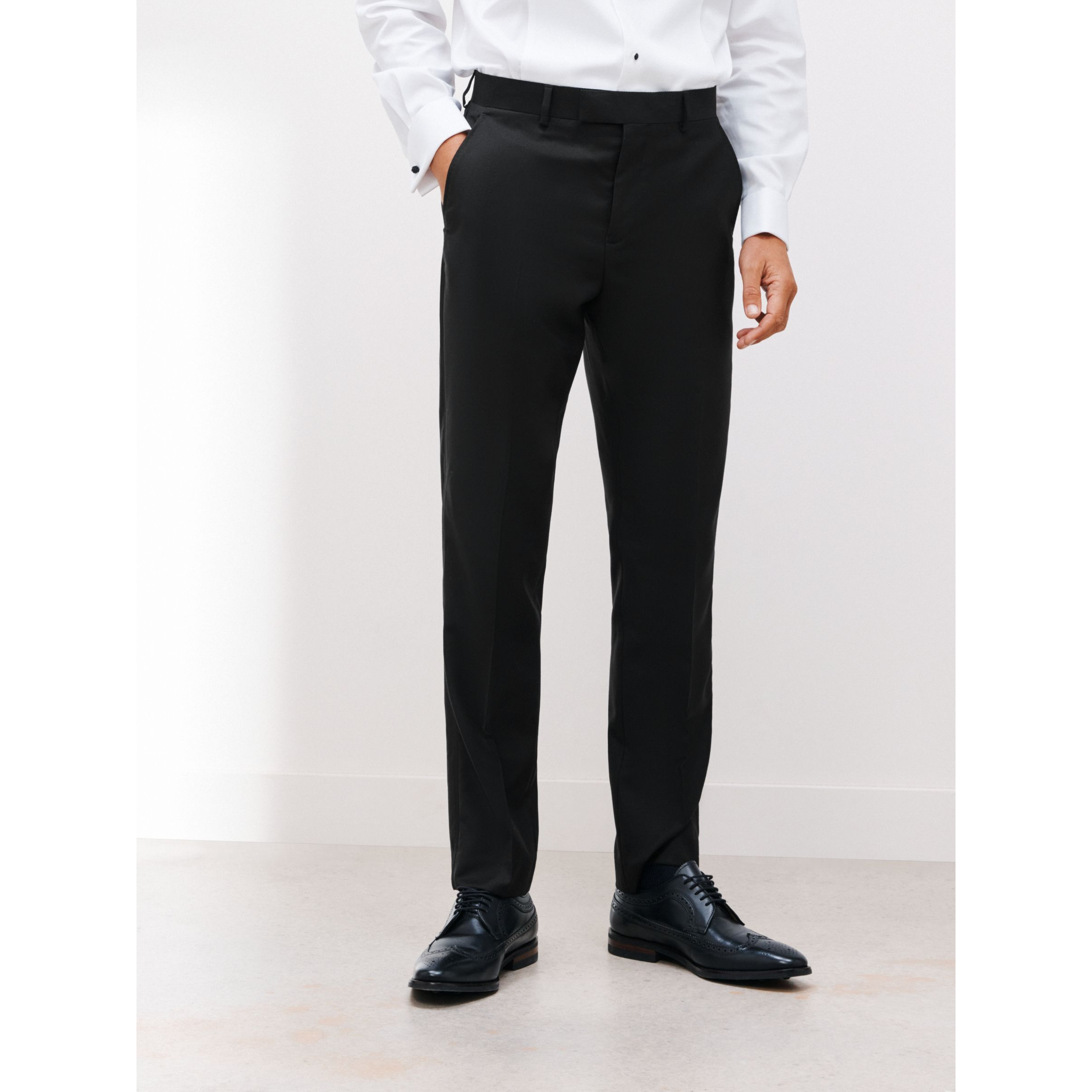 HENRY SARTORIAL X DORMEUIL Peak Collar Dinner Suit BLACK LG