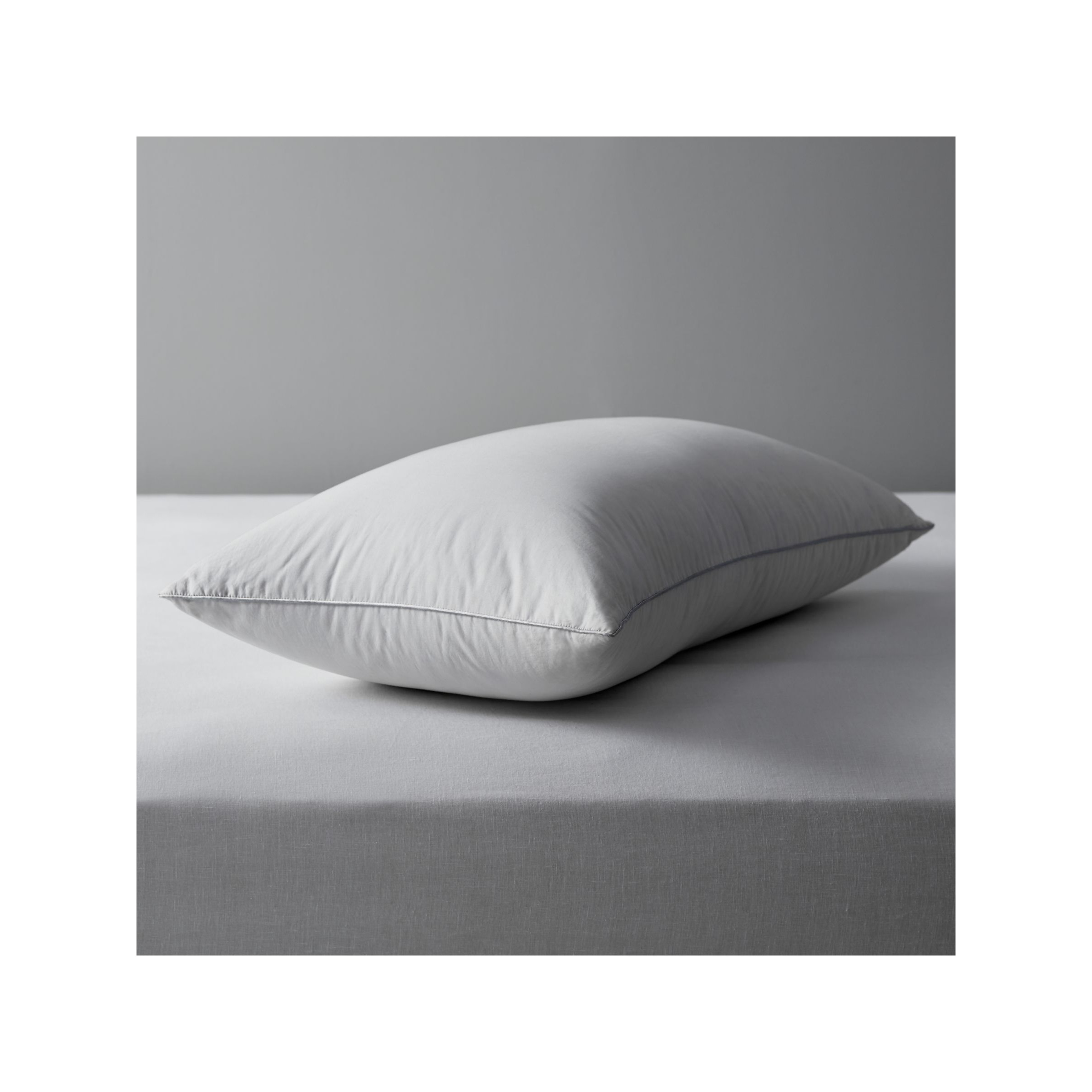 John Lewis British Goose & Feather Combi Baffle Standard Pillow, Medium/Firm - image 1