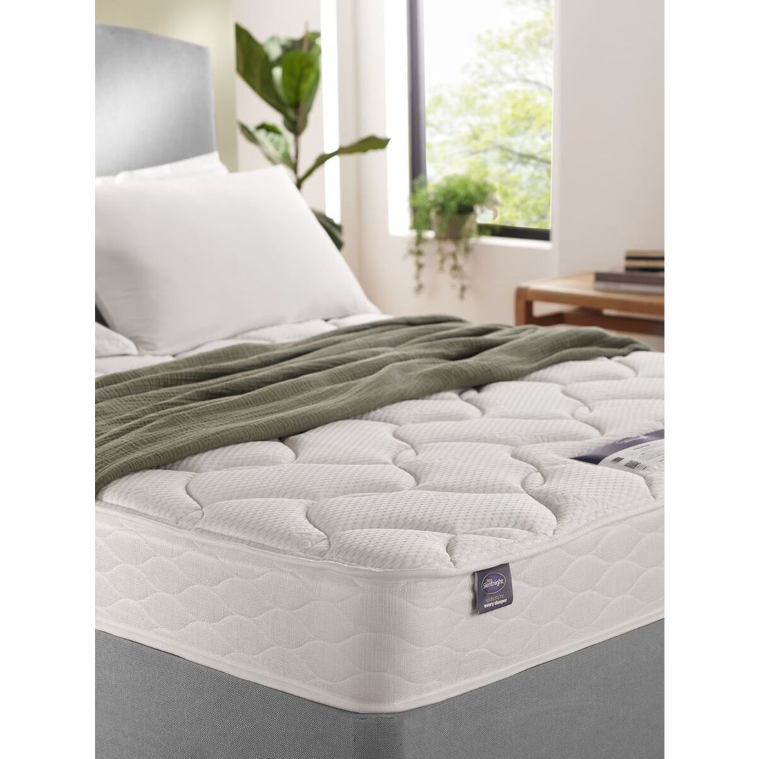 Silentnight Recover Open Coil Mattress, Firm Tension, Double - image 1