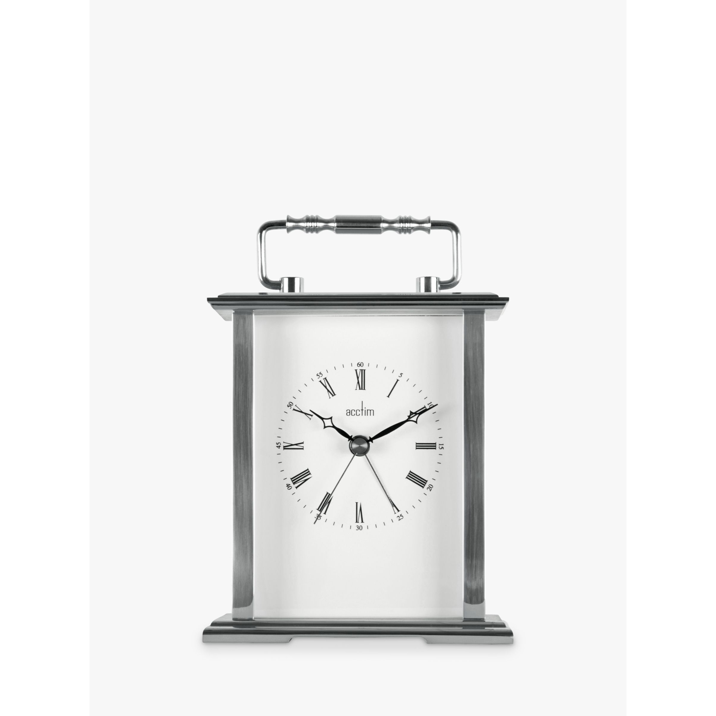 Acctim Gainsborough Roman Numeral Analogue Carriage Clock, 14cm - image 1