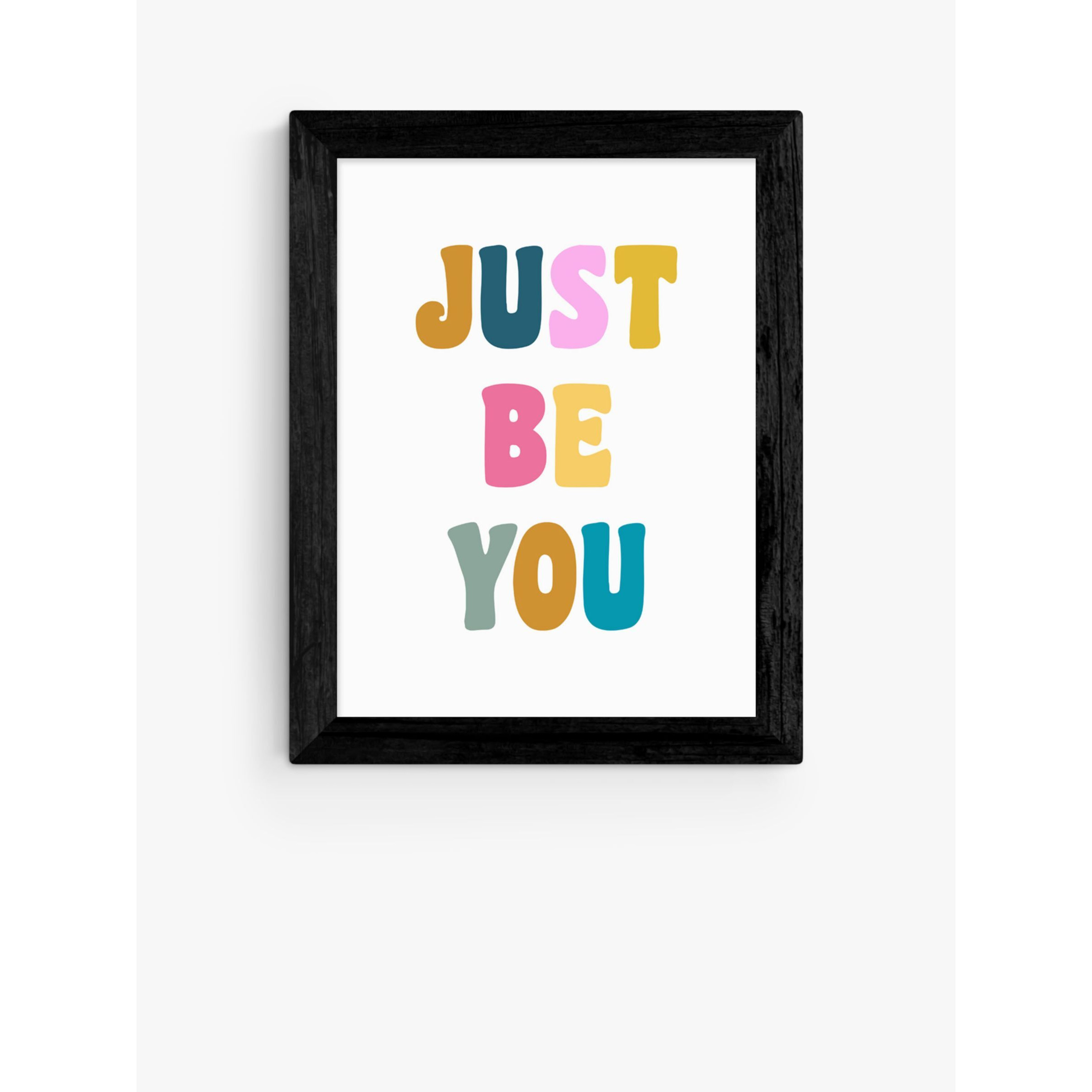 EAST END PRINTS apricot+birch 'Just Be You' Framed Print - image 1