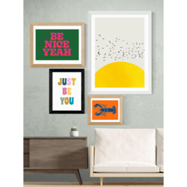 EAST END PRINTS apricot+birch 'Just Be You' Framed Print - thumbnail 2