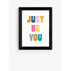 EAST END PRINTS apricot+birch 'Just Be You' Framed Print - thumbnail 1