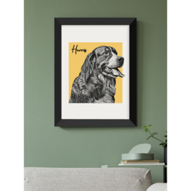 Treat Republic Personalised Sketched Pet Framed Print - thumbnail 2