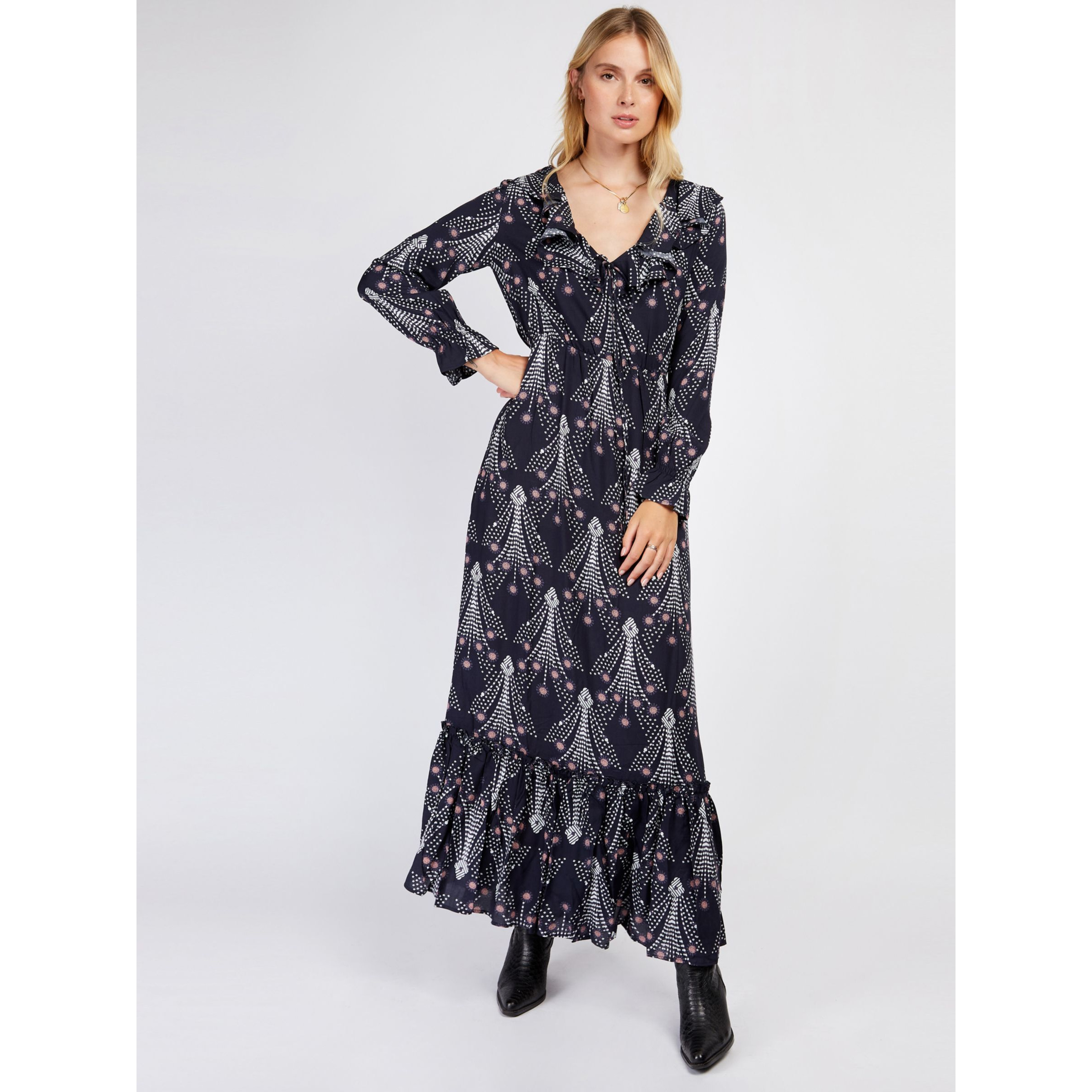 chinese dress ladies John Lewis Edition Linen Tencel Blend Clasp Detail Maxi Dress Pale Yel  TLX