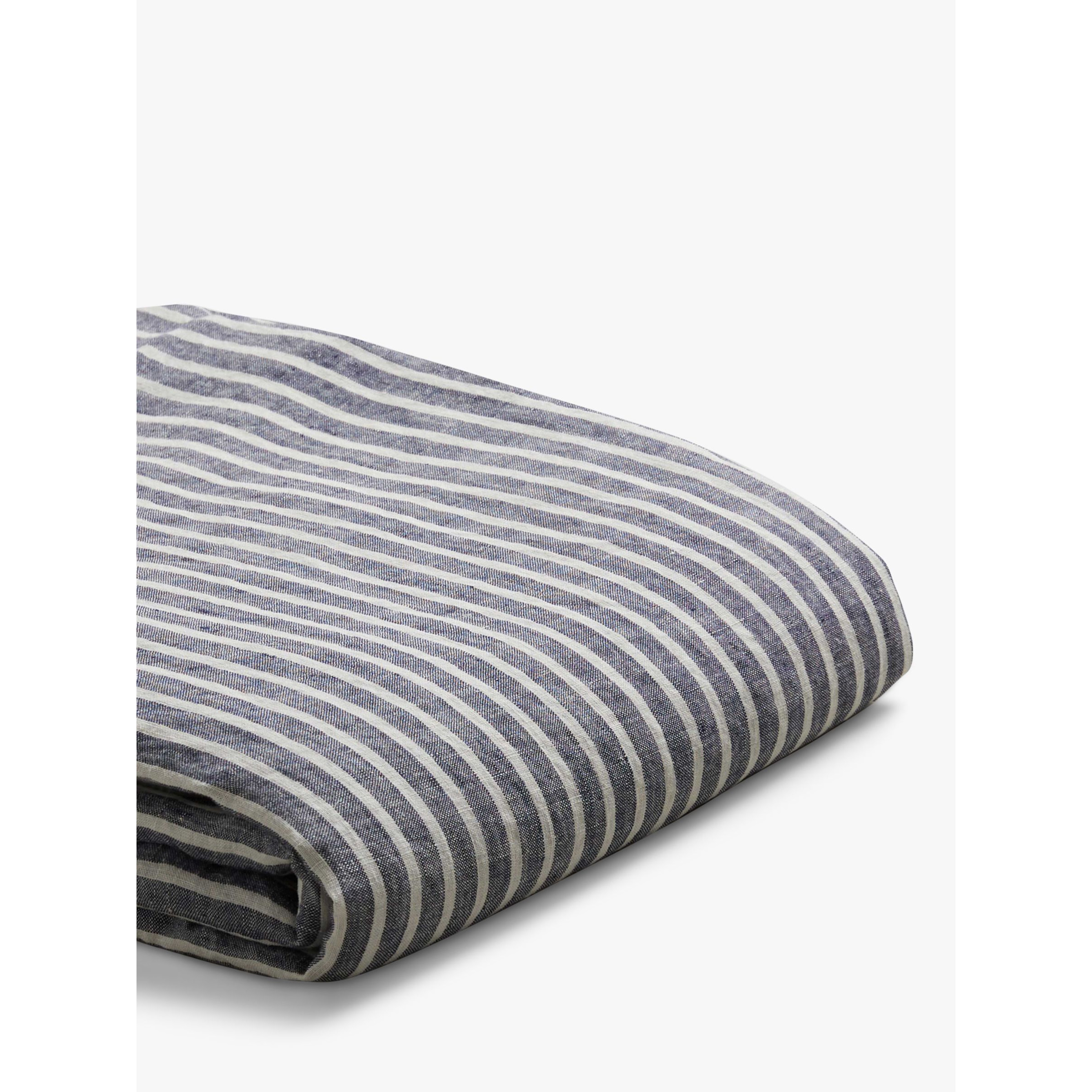 Piglet in Bed Stripe Linen Flat Sheet - image 1
