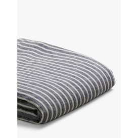 Piglet in Bed Stripe Linen Flat Sheet