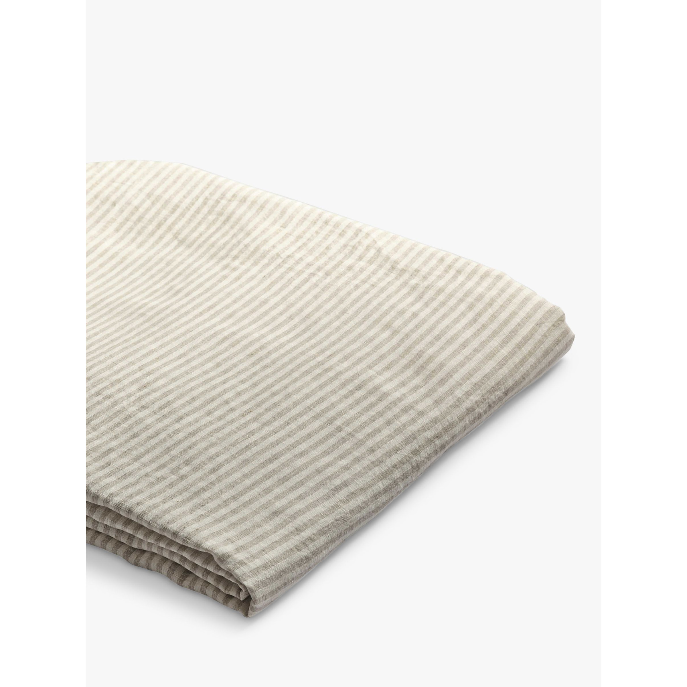 Piglet in Bed Stripe Linen Flat Sheet - image 1