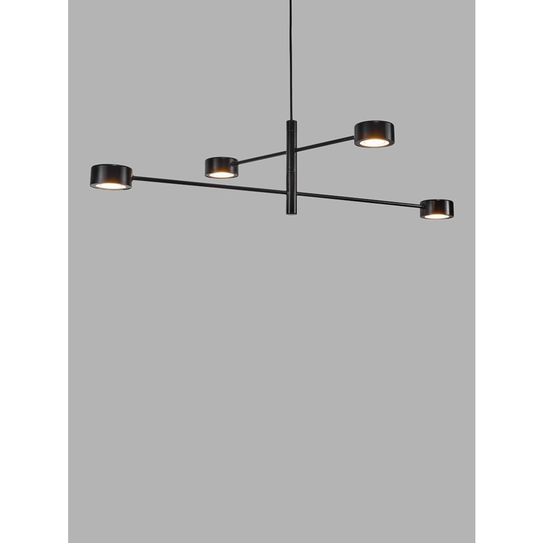 Nordlux Cylde 4 Arm Ceiling Light, Black - image 1