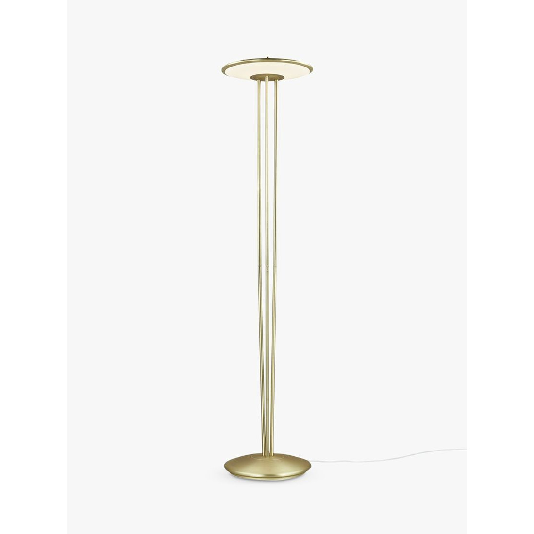 Nordlux Blanche Floor Lamp, Brass/White - image 1