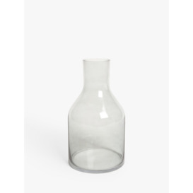 John Lewis Coloured Glass Vase, H36cm, Grey