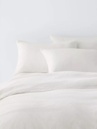 John Lewis Cotton Muslin Duvet Cover Set - thumbnail 1