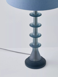 John Lewis Reflection Resin Table Lamp, Blue - thumbnail 5