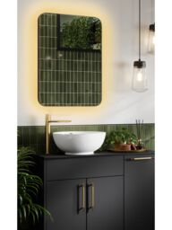 HiB Echo Curve 50 Bathroom Mirror - thumbnail 1