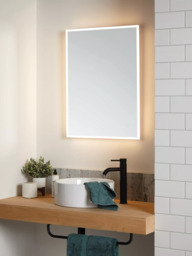 John Lewis Aura Wall Mounted Illuminated Bathroom Mirror - thumbnail 2