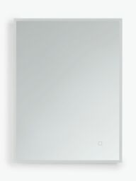 John Lewis Aura Wall Mounted Illuminated Bathroom Mirror - thumbnail 1