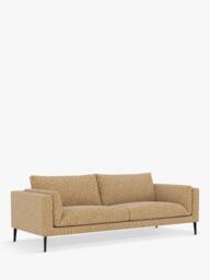 The Conran Shop Dove 3 Seater Sofa, Black Legs, Boho - thumbnail 2