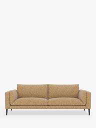 The Conran Shop Dove 3 Seater Sofa, Black Legs, Boho