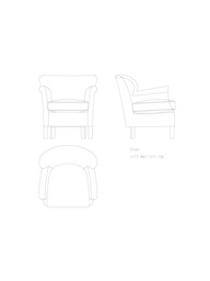 Halo Little Professor Leather Armchair - thumbnail 2