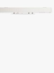 Speedy Products Aluminium Uncorded Contour Curtain Track, White