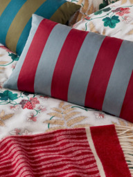John Lewis X Collagerie Satin Stripe Cushion - thumbnail 2