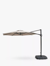 KETTLER Freestanding 360 Rotating Arm Parasol & Base, 3m - thumbnail 1