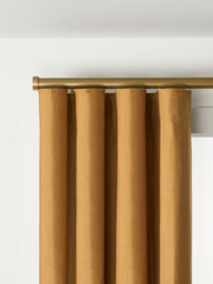 John Lewis Made to Order Select Curl Gliding Curtain Pole with Stud Finial, Wall Fix, Dia.30mm - thumbnail 5