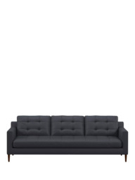 John Lewis Draper II Grand 4 Seater Leather Sofa, Dark Leg - thumbnail 5