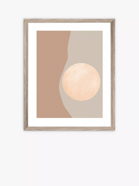 Brookpace Lascelles Earth Tones Scandi Framed Print, 57 x 47cm, Brown - image 1