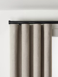 John Lewis Made to Order Select Curl Gliding Curtain Pole with Stud Finial, Wall Fix, Dia.30mm - thumbnail 5
