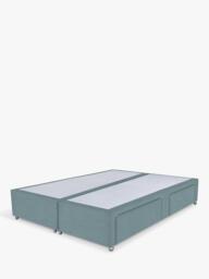 John Lewis Non-Sprung Upholstered 4 Drawer Divan Base, Super King Size