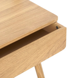 John Lewis Bow Dressing Table & Mirror, Natural - thumbnail 6