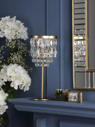 Laura Ashley Rhosill Table Lamp, Metallic Brass - thumbnail 2