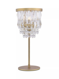 Laura Ashley Rhosill Table Lamp, Metallic Brass - thumbnail 4