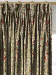William Morris At Home Woodland Weeds Made to Measure Curtains or Roman Blind, Fern - thumbnail 2