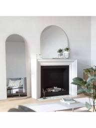 Umbra Hubba Arched Leaner / Full-Length Wall Mirror, 158 x 51cm, Brass - thumbnail 3