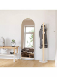 Umbra Hubba Arched Leaner / Full-Length Wall Mirror, 158 x 51cm, Brass - thumbnail 4