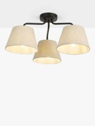 John Lewis Fulham 3 Arm Semi Flush Ceiling Light