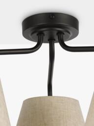 John Lewis Fulham 3 Arm Semi Flush Ceiling Light - thumbnail 5